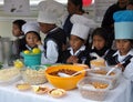 Ecuadorian Children Cooking Traditional Food