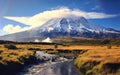 Ecuadorian Heights Expedition to the Majestic Chimborazo. Generative AI