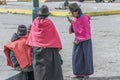 Ecuadorian Indigenous Adult Women Royalty Free Stock Photo