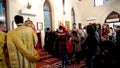 Ecumenical Patriarch Bartholomew I of Constantinople officiated sunday mass in Izmir