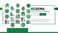 Eczema Disease Treat Landing Header Vector