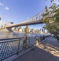 Ed Koch Queensboro Bridge Bridge in New York City Royalty Free Stock Photo