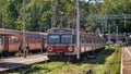 Railroad passenger terminal in Zakopane in southern Poland.