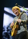 Ed Sheeran in concert at Prudential Center in New Jersey