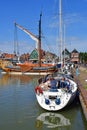 Edam Volendam, Netherlands - may 22 2022 : touristy city centre Royalty Free Stock Photo