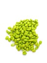 Edamame nibbles, boiled green soy beans, japanese food Royalty Free Stock Photo