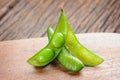 Edamame soybeans Royalty Free Stock Photo