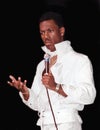 Eddie Murphy Entertains in Chicago in 1983 Royalty Free Stock Photo