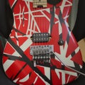 Eddie Van Halen EVH striped red white black guitar body