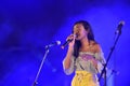 Eden Alena is an israeli singer preporming at Israel 70 Independence Day at Karmiel