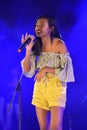 Eden Alena is an israeli singer preporming at Israel 70 Independence Day at Karmiel