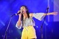 Eden Alena is an israeli singer preporming at Israel 70 Independence Day at Karmiel