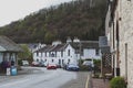 Small lakeside village of Pooley Bridge near Lake Ullswater in Lake District, England