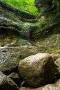 Eden falls in lost valley, Arkansas Royalty Free Stock Photo