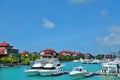 The Eden Island Marina for luxury yachts in Mahe, Seychelles