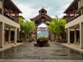 Eden island shopping center - seychelles Royalty Free Stock Photo