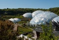 Eden Project Biomes and Landscape Royalty Free Stock Photo