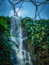 Steamy jungles and waterfalls in the Eden Project, Corwnall