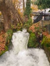 Edessa city,  pozar waterfalls and thermal waters greece Royalty Free Stock Photo