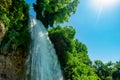 Edessa waterfall and park, Greece Royalty Free Stock Photo