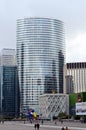 EDF skyskraper in La Defence Royalty Free Stock Photo