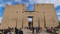 Edfu is the site of the Ptolemaic Temple of Horus and an ancient settlement. Egypt. Edfu also spelt Idfu, and known in antiquity