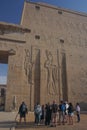 Edfu, Egypt: The temple of Edfu, Dedicated to Horus and Hathor of Dendera