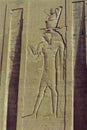 Edfu temple of Horus , Cairo , Egypt Royalty Free Stock Photo