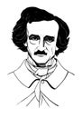 Edgar Allan Poe, Drawing Illustration