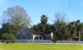 Edgard, Louisiana, U.S.A - February 2, 2020 - An old farm house near Whitney Plantation