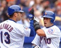Edgardo Alfonzo and Rey Ordonez, New York Mets. Royalty Free Stock Photo