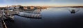 Edgartown Harbor Ferry Martha`s Vineyard Cape Cod Royalty Free Stock Photo