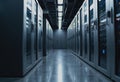 Edge computing datacenter featuring distributed processing nodes and modern infrastructure Royalty Free Stock Photo