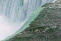 Edge of Niagara Falls closeup