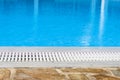 Edge of the swimming pool overflow Royalty Free Stock Photo