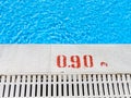Edge of the swimming pool overflow Royalty Free Stock Photo