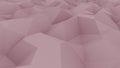 Edge and vertex polygonal pink surface