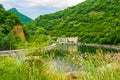 Daily equalizer of hydroelectric power station Rhodope mountain Bulgaria