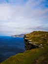 The Edge of the World. Cliffs of Moher, Ireland. Royalty Free Stock Photo