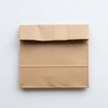 The edges are crisply folded, and its empty structure suggests it is unused Royalty Free Stock Photo