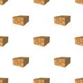 Edging board in stack pattern seamless vector