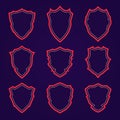 Edgy Gaming Badges Vector Set