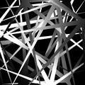 Edgy, pointed random overlapping shapes. Abstract art.