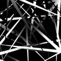 Edgy, pointed random overlapping shapes. Abstract art.