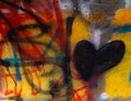 Edgy Urban Graffitti Art Royalty Free Stock Photo