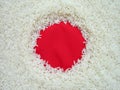 Edible Japan flag