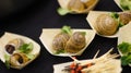 Edible snails. French cuisine.