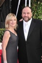 Edie Falco, James Gandolfini Royalty Free Stock Photo