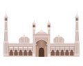 Edification of islamic mosque jama masjid and Indian independence day