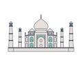 Edification of taj majal and indian independence day